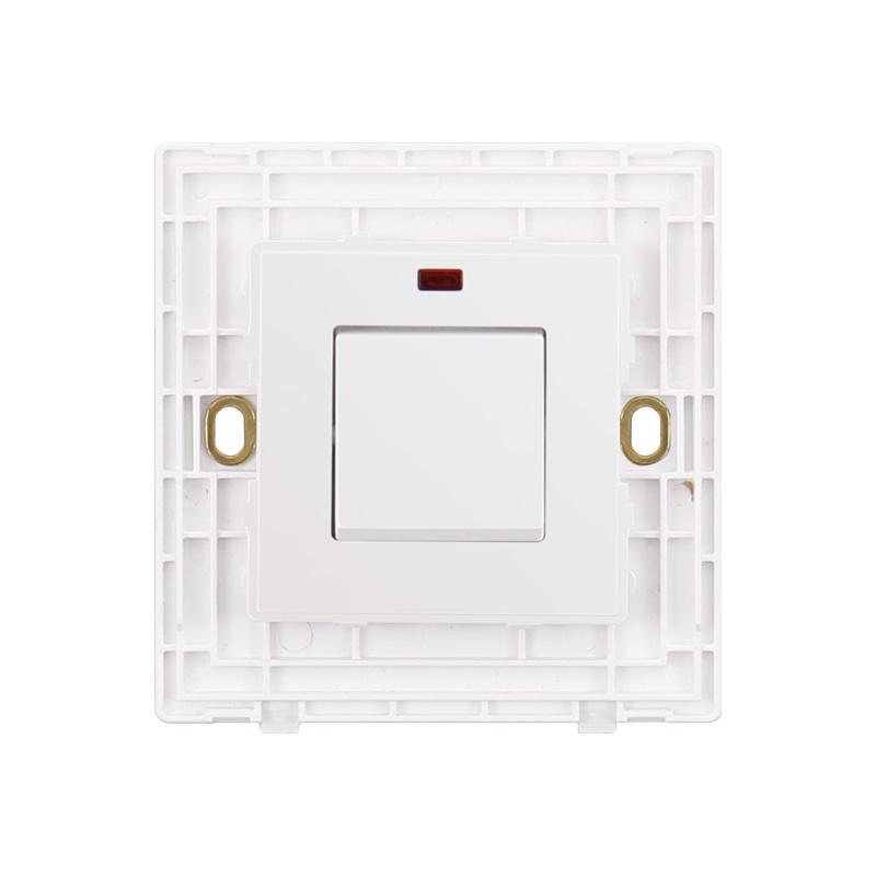 Home Apartment 20A White Wall Switch na may Lamp