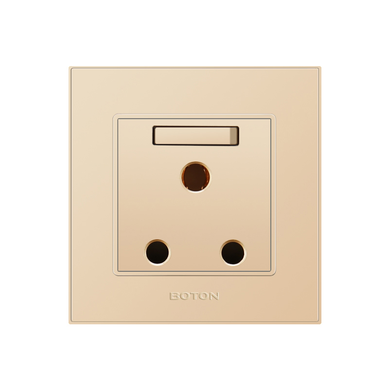 Residential 15A White Color Wall Switch Socket