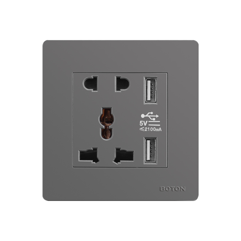 Flush Mounted Multi Funcational Socket na may USB Charging