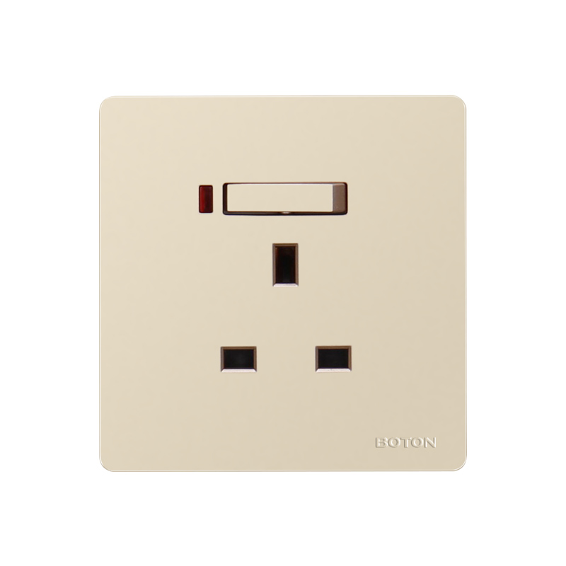 British Standard Flush Mounted 13A Switched Socket