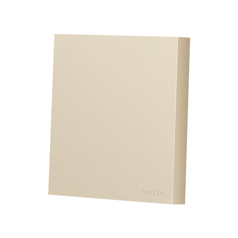 Kulay Gray Blank Plate Cover Wall Switch