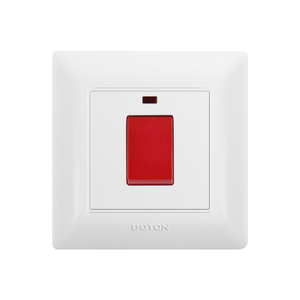 Matibay na White Color 45A Heater Wall Switch