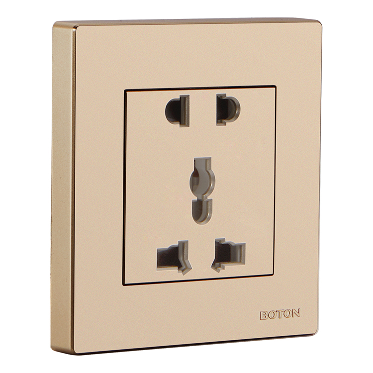 Apartment 5 Pin Multi Functional Wall Socket