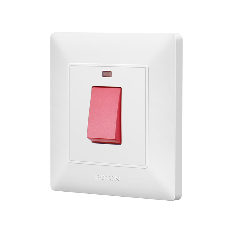 Matibay na White Color 45A Heater Wall Switch