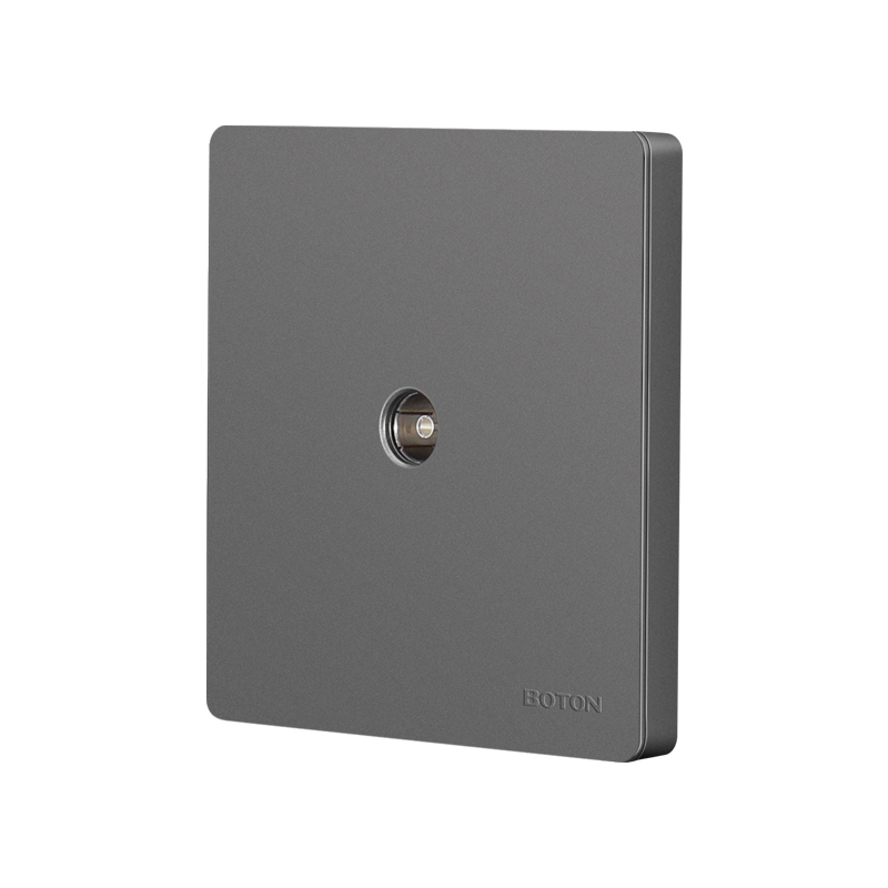 Flush Mounted UK Standard TV Wall Switch Socket