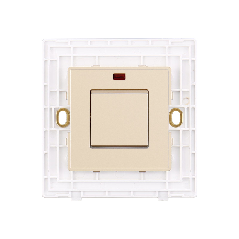 Home Apartment 20A White Wall Switch na may Lamp