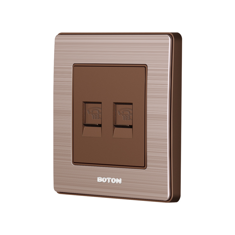 Commercial Twin Telephone Wall Switch Socket