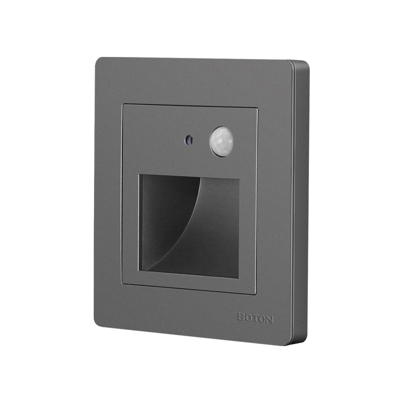 Flush Type Infrared Sensor Switch Socket na may Footlight 