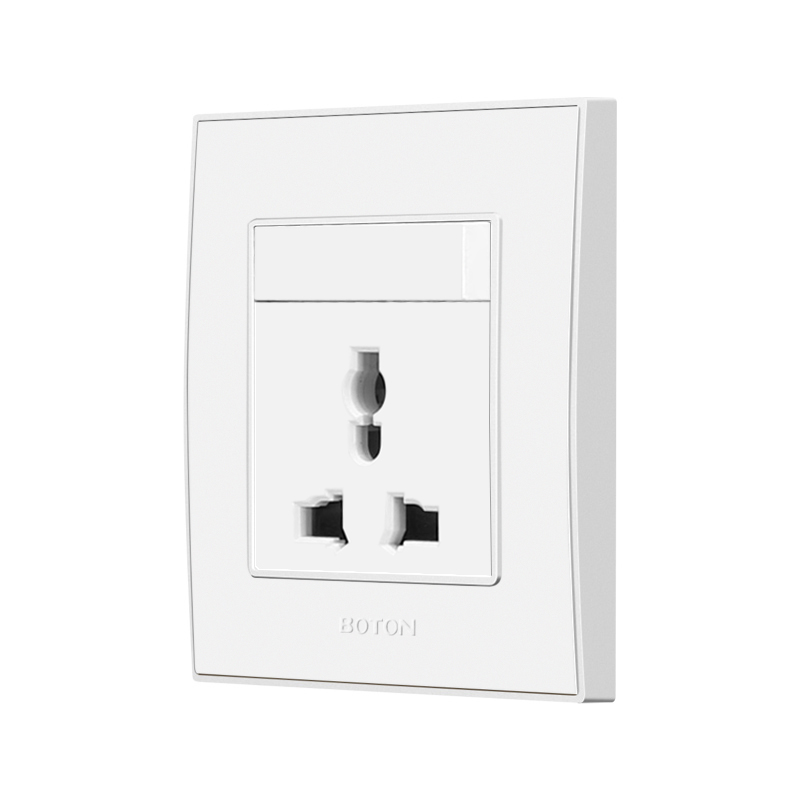 1 Gang Switch na may 3 Pin Multi Funcational Wall Switch Socket para sa Interior Design