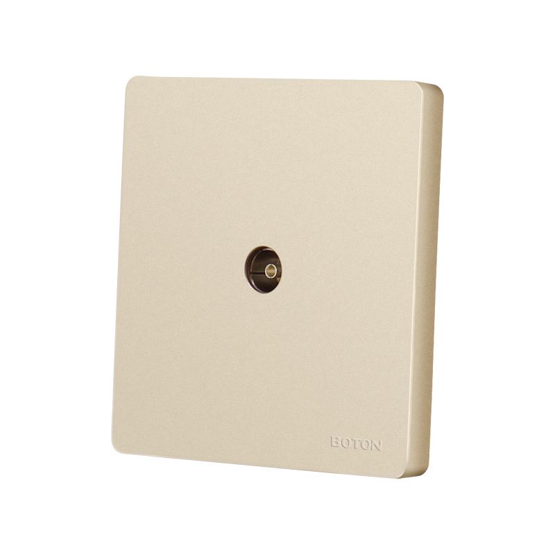 Flush Mounted UK Standard TV Wall Switch Socket