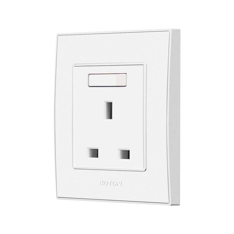 Komersyal na 13A Switched UK Wall Socket