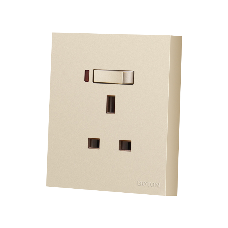 UK Standard Apartment Two Pole 13A Switched Socket