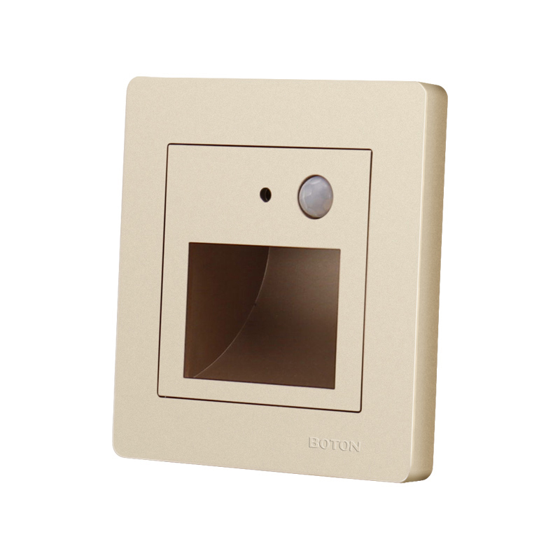 Flush Type Infrared Sensor Switch Socket na may Footlight 