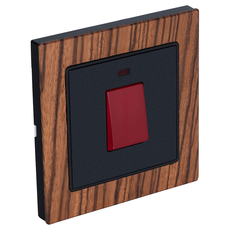 Matibay na 45A Wood Frame Rocker Wall Switch