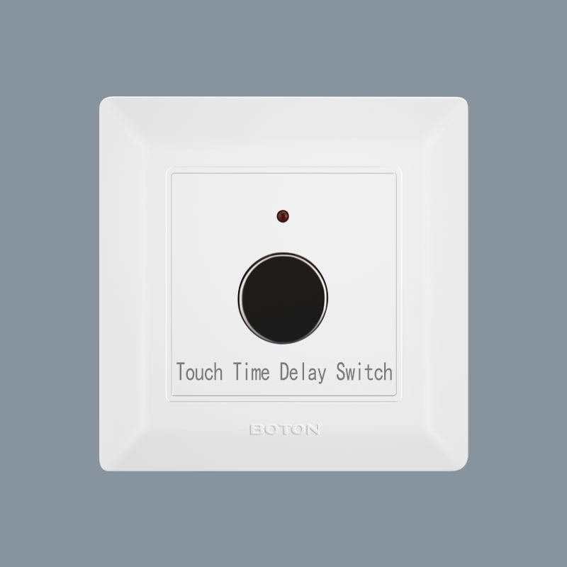 White Touch Time Delay Sensor Switch para sa Apartment 