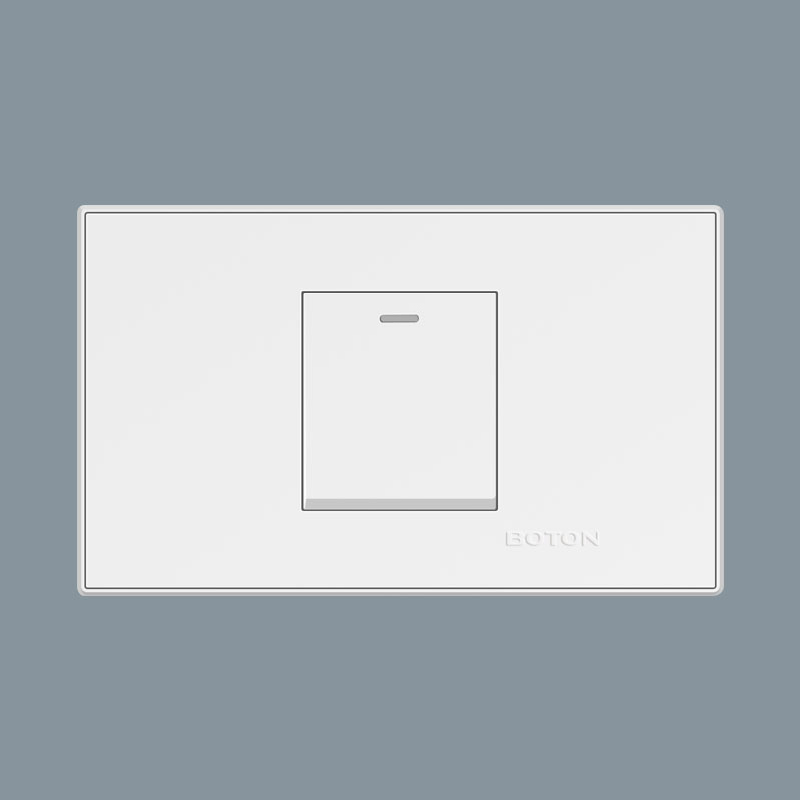 Home White Color Decor Wall Switch