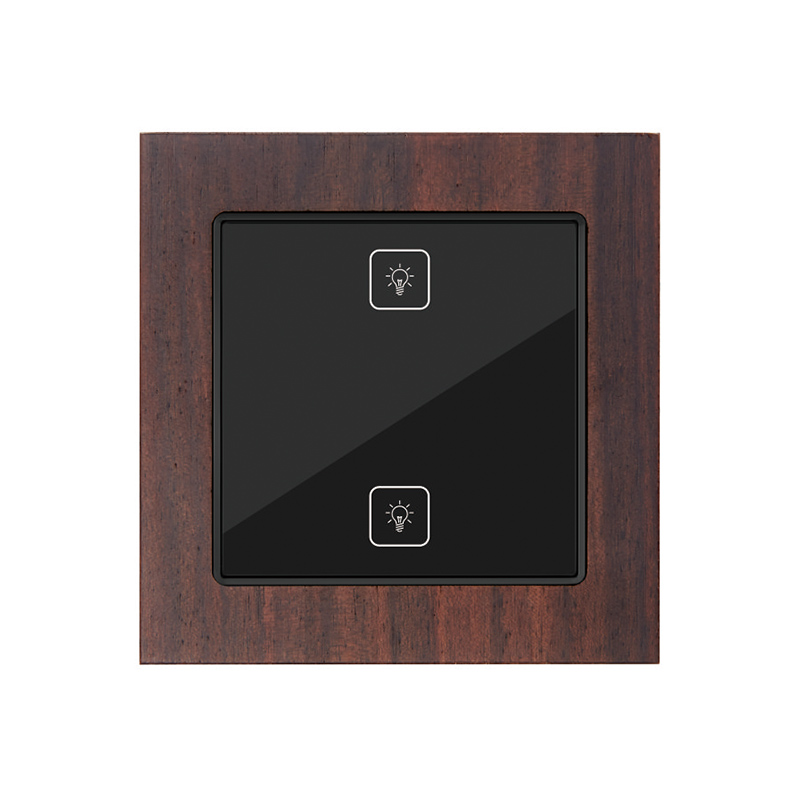 Wood Frame Decor Wall Smart Switch