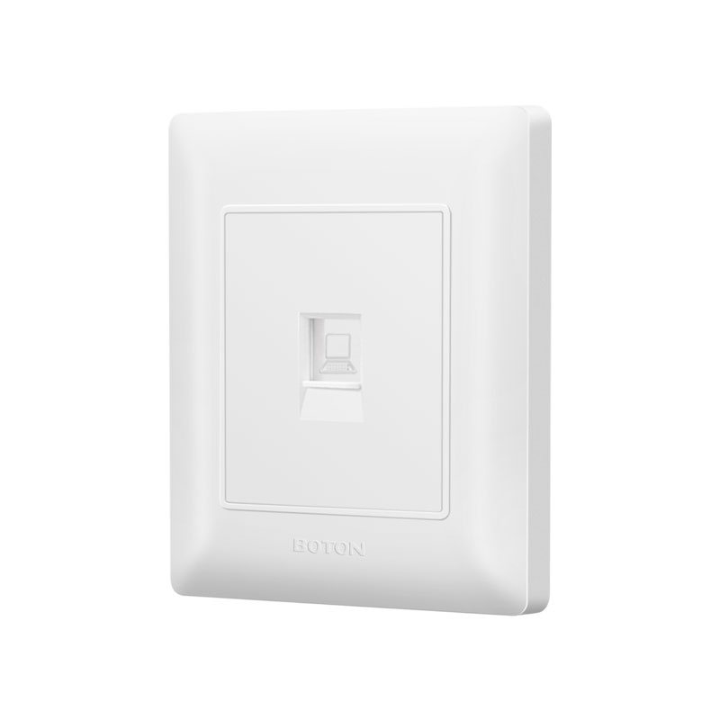 School White Computer Wall Switch Socket