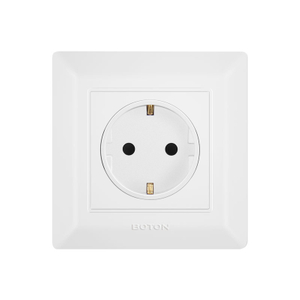 Residential 16A Durable Schuko Wall Socket