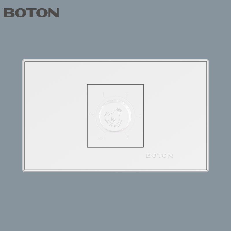 Apartment Rectangular Fan Speed ​​Dimmer Wall Switch