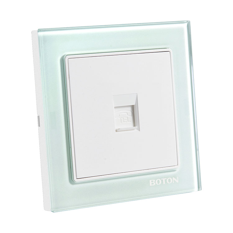 Telepono sa Bahay Glass Wall Switch Socket