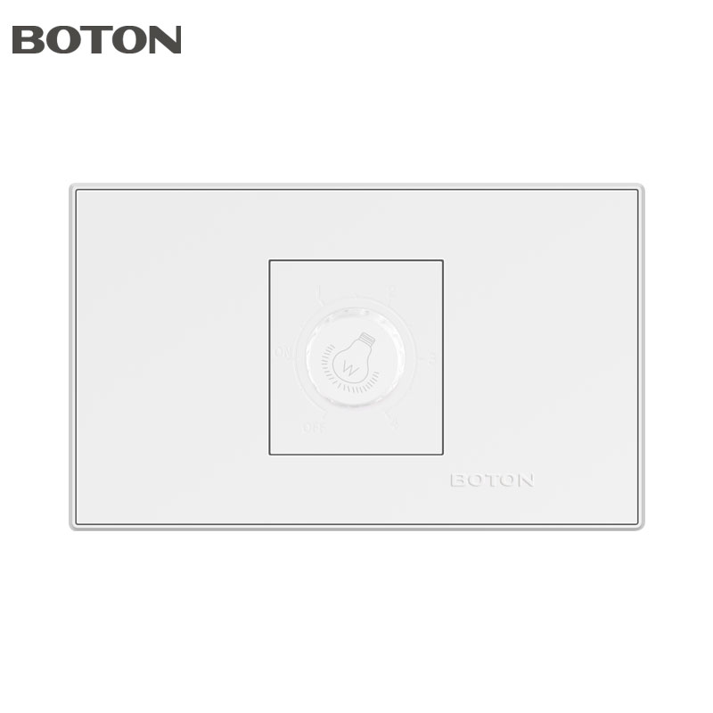 Apartment Rectangular Fan Speed ​​Dimmer Wall Switch