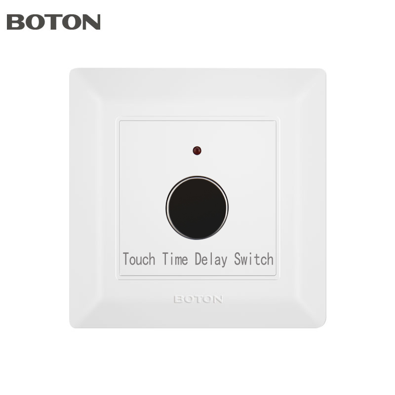 White Touch Time Delay Sensor Switch para sa Apartment 