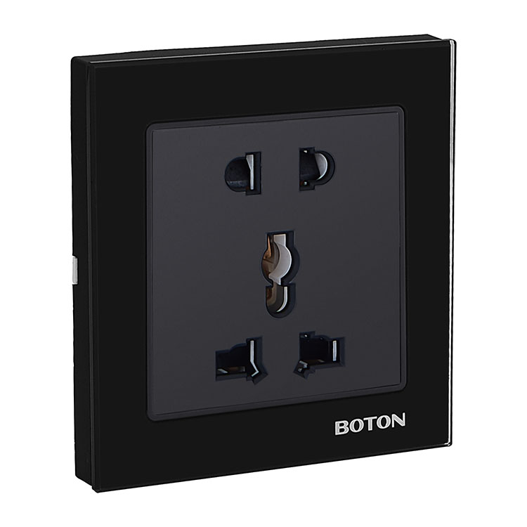 5 Pin Universal Glass Wall Switch Socket