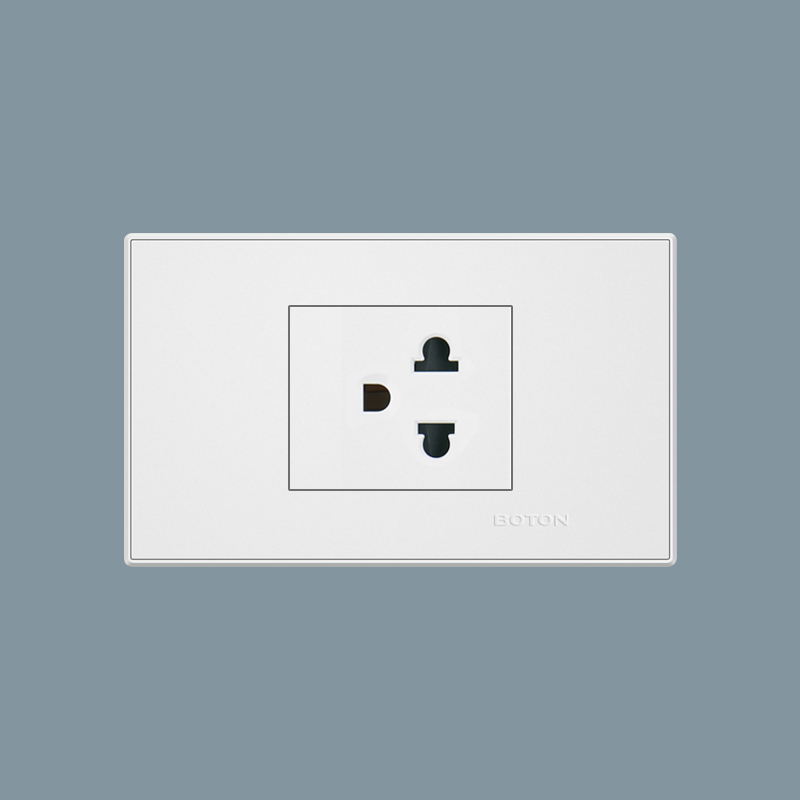 Residential 3 Pin American Multi Functional Decor Wall Switch Socket