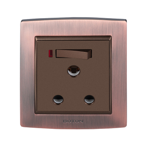 Home Colored Finish Matibay 15A Switch Socket