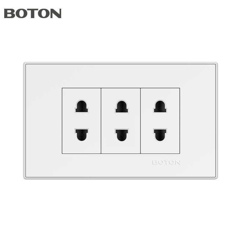 Home 6 Pin Multi Functional Wall Switch Socket