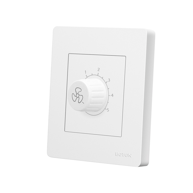 Flush Mounted Electrical Fan Speed ​​Wall Switch