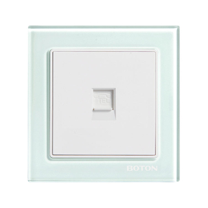 Telepono sa Bahay Glass Wall Switch Socket