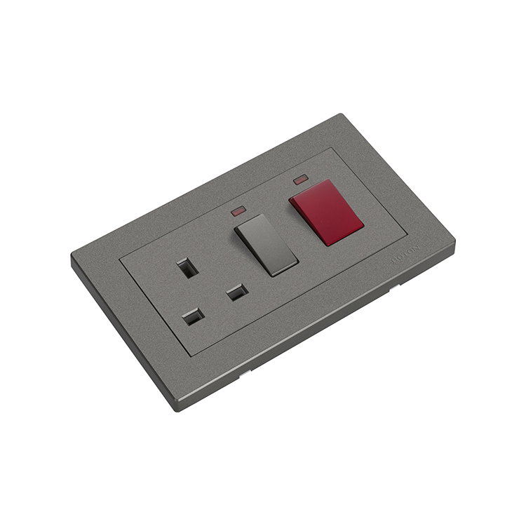 Colored Finish Kusina Rocker Switch Socket